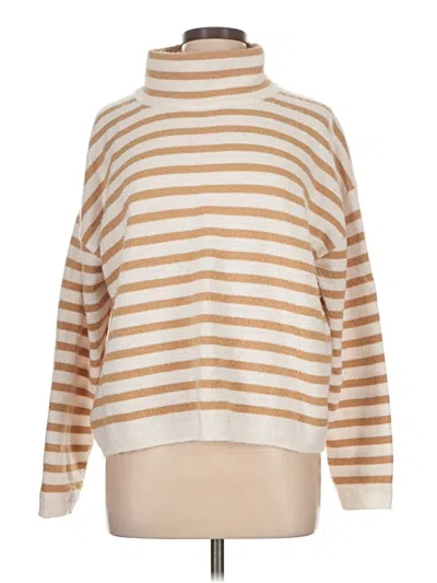 Pre-owned Talbots Turtleneck Sweater In Brown