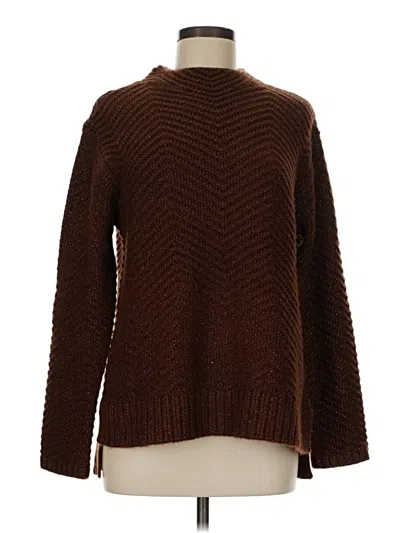 Pre-owned Talbots Turtleneck Sweater In Brown