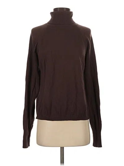 Pre-owned Talbots Turtleneck Sweater In Brown