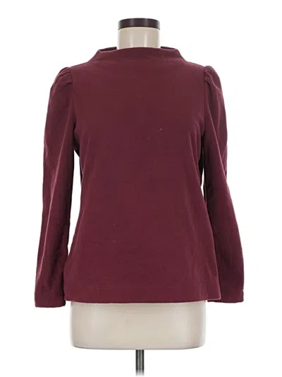 Pre-owned Talbots Turtleneck Sweater In Burgundy