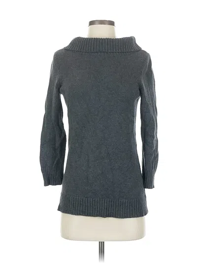 Pre-owned Talbots Turtleneck Sweater In Gray