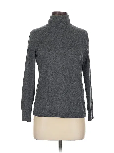 Pre-owned Talbots Turtleneck Sweater In Gray