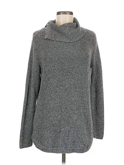 Pre-owned Talbots Turtleneck Sweater In Gray