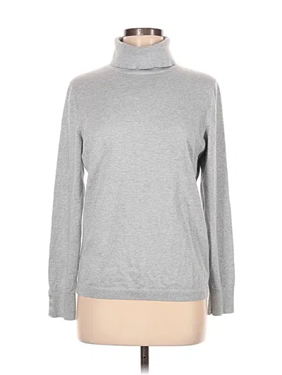 Pre-owned Talbots Turtleneck Sweater In Gray