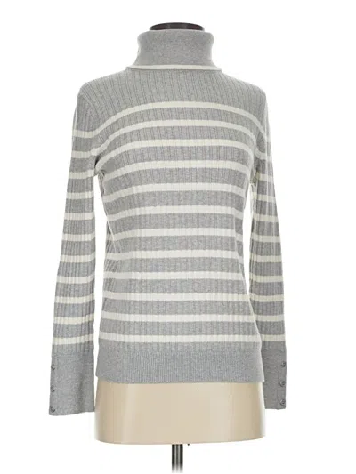 Pre-owned Talbots Turtleneck Sweater In Gray