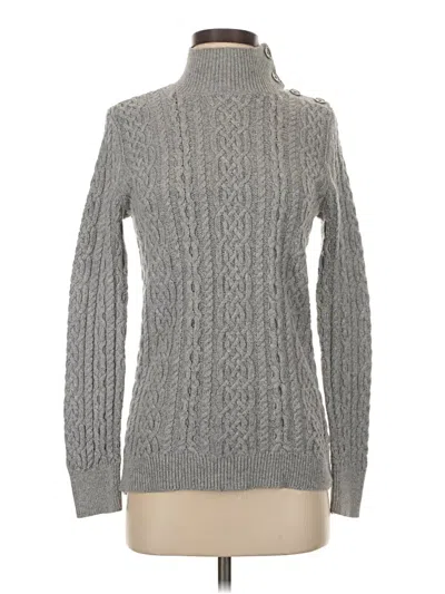 Pre-owned Talbots Turtleneck Sweater In Gray