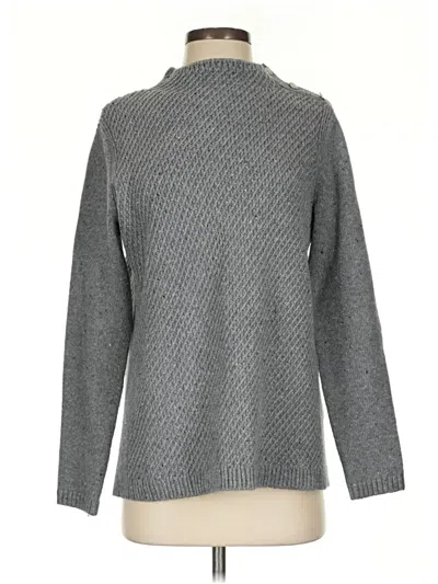 Pre-owned Talbots Turtleneck Sweater In Gray