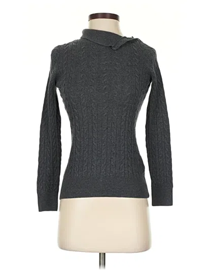 Pre-owned Talbots Turtleneck Sweater In Gray