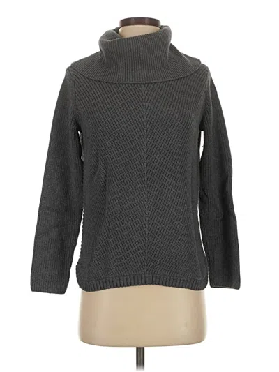 Pre-owned Talbots Turtleneck Sweater In Gray
