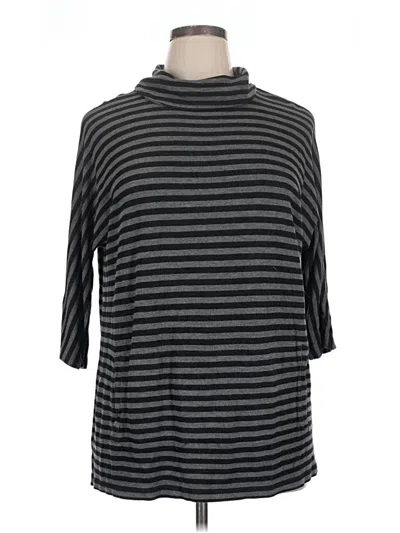 Pre-owned Talbots Turtleneck Sweater In Gray