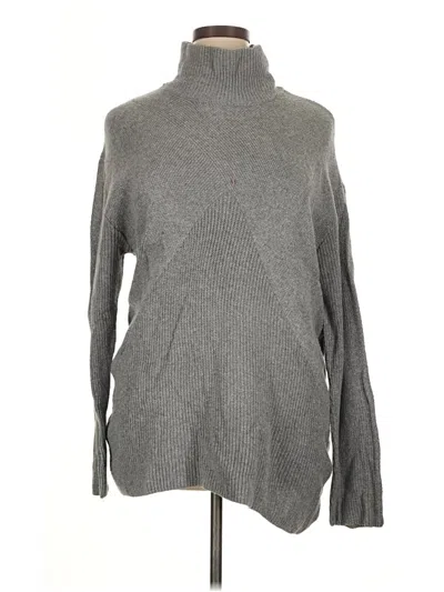 Pre-owned Talbots Turtleneck Sweater In Gray