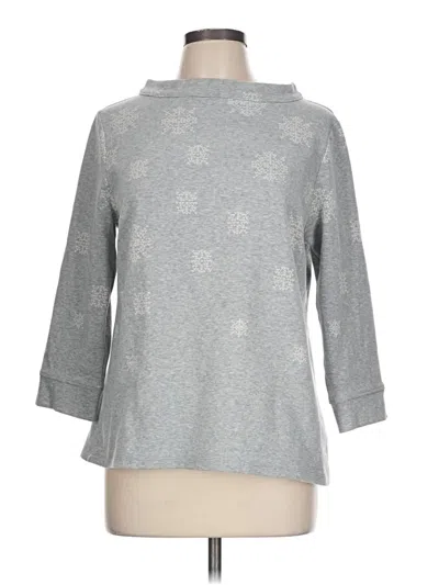 Pre-owned Talbots Turtleneck Sweater In Gray