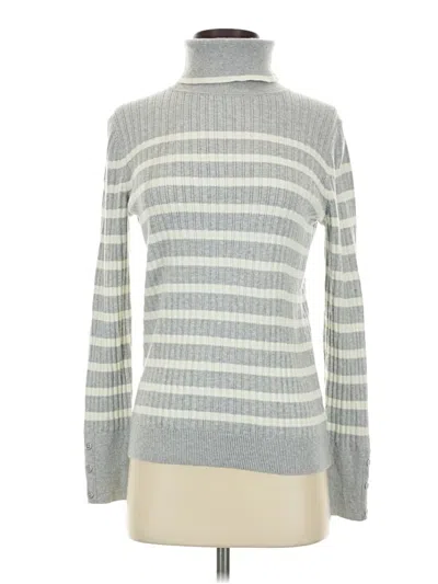 Pre-owned Talbots Turtleneck Sweater In Gray