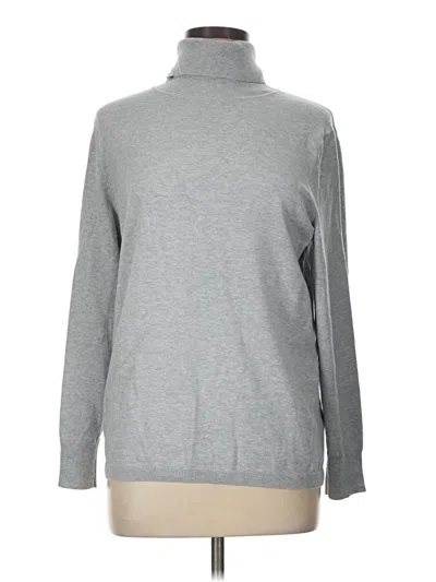 Pre-owned Talbots Turtleneck Sweater In Gray