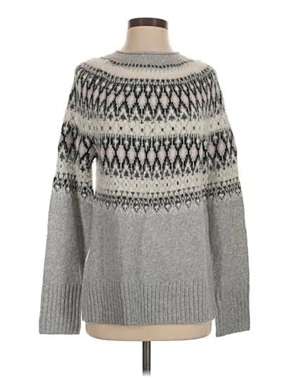 Pre-owned Talbots Turtleneck Sweater In Gray