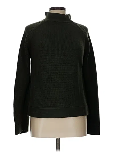Pre-owned Talbots Turtleneck Sweater In Green