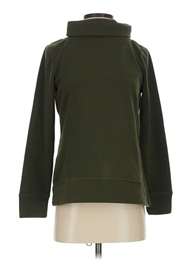 Pre-owned Talbots Turtleneck Sweater In Green