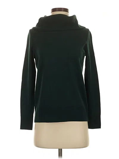 Pre-owned Talbots Turtleneck Sweater In Green