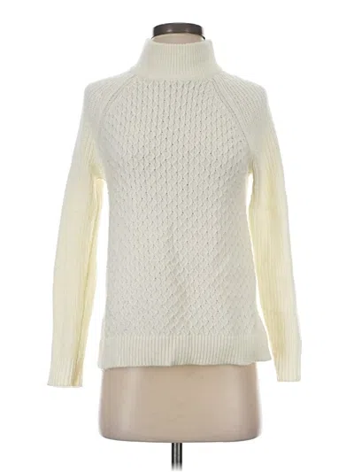 Pre-owned Talbots Turtleneck Sweater In Ivory