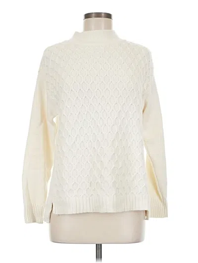 Pre-owned Talbots Turtleneck Sweater In Ivory