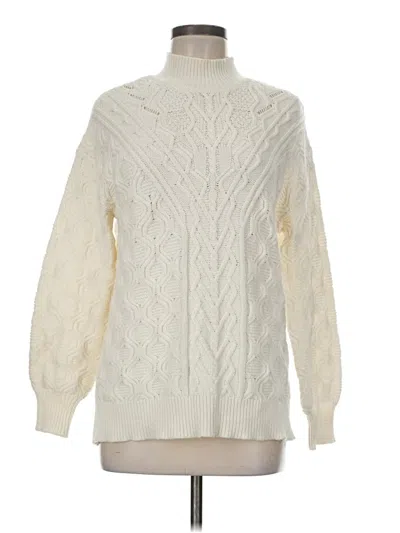 Pre-owned Talbots Turtleneck Sweater In Ivory