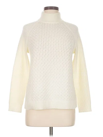 Pre-owned Talbots Turtleneck Sweater In Ivory
