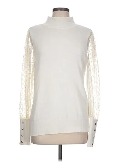 Pre-owned Talbots Turtleneck Sweater In Ivory