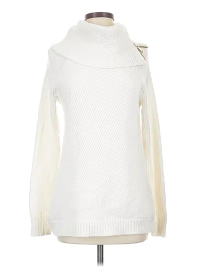 Pre-owned Talbots Turtleneck Sweater In Ivory