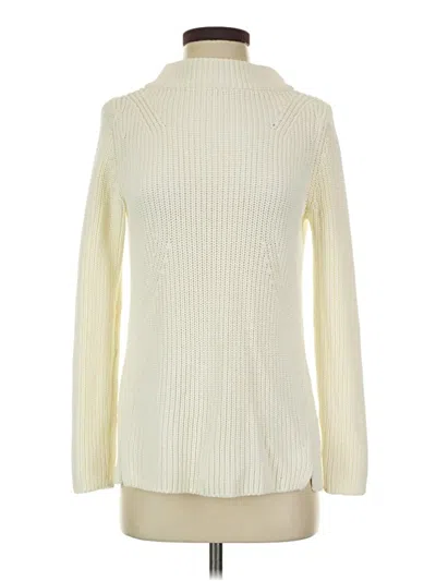 Pre-owned Talbots Turtleneck Sweater In Ivory