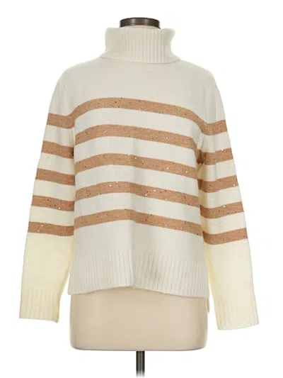 Pre-owned Talbots Turtleneck Sweater In Ivory