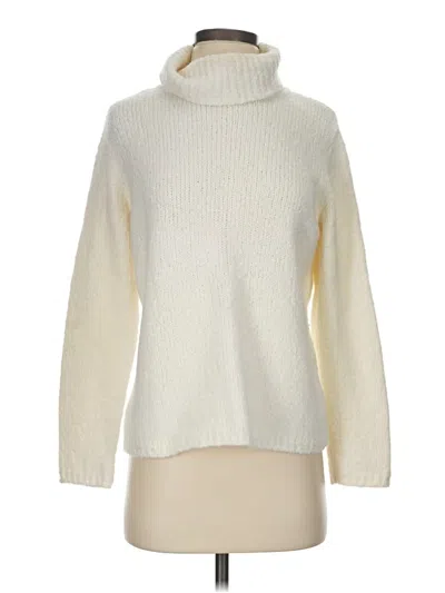 Pre-owned Talbots Turtleneck Sweater In Ivory
