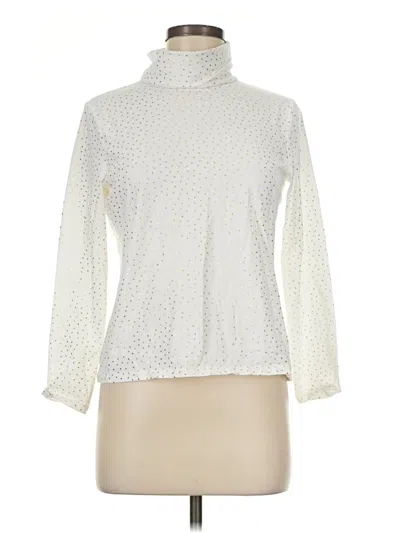 Pre-owned Talbots Turtleneck Sweater In Ivory