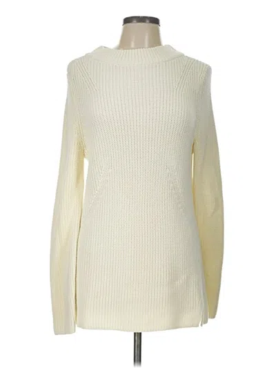 Pre-owned Talbots Turtleneck Sweater In Ivory