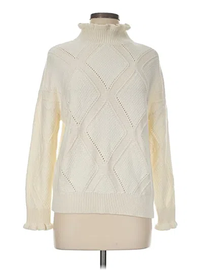 Pre-owned Talbots Turtleneck Sweater In Ivory
