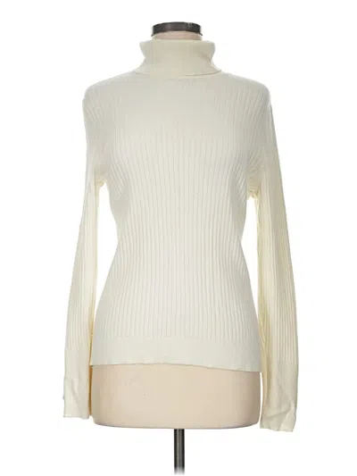 Pre-owned Talbots Turtleneck Sweater In Ivory