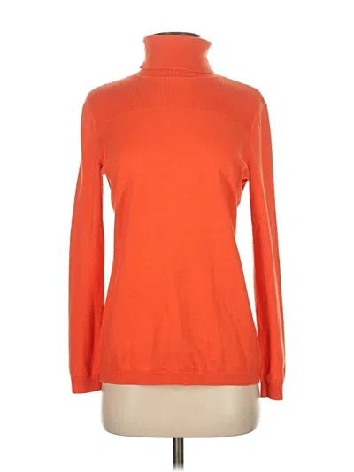 Pre-owned Talbots Turtleneck Sweater In Orange
