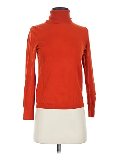 Pre-owned Talbots Turtleneck Sweater In Orange