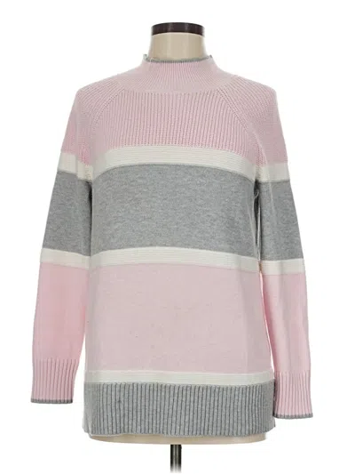 Pre-owned Talbots Turtleneck Sweater In Pink