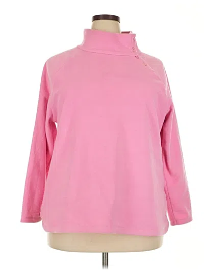 Pre-owned Talbots Turtleneck Sweater In Pink