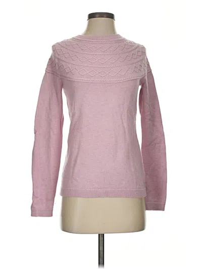 Pre-owned Talbots Turtleneck Sweater In Pink