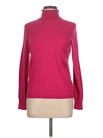 Pre-owned Talbots Turtleneck Sweater In Pink