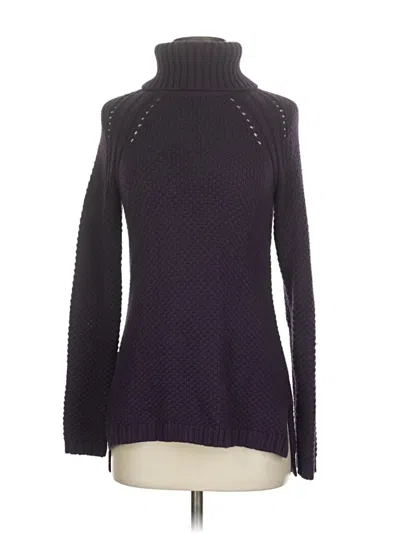 Pre-owned Talbots Turtleneck Sweater In Purple