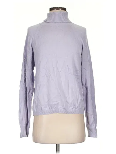Pre-owned Talbots Turtleneck Sweater In Purple