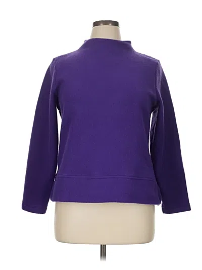 Pre-owned Talbots Turtleneck Sweater In Purple