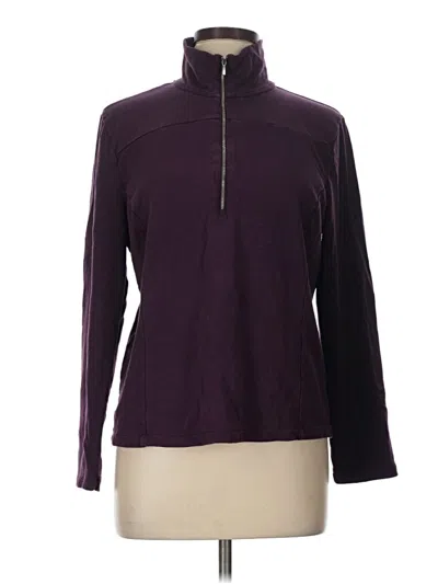 Pre-owned Talbots Turtleneck Sweater In Purple