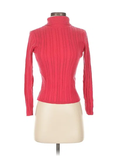 Pre-owned Talbots Turtleneck Sweater In Red