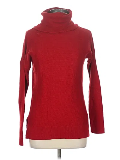 Pre-owned Talbots Turtleneck Sweater In Red