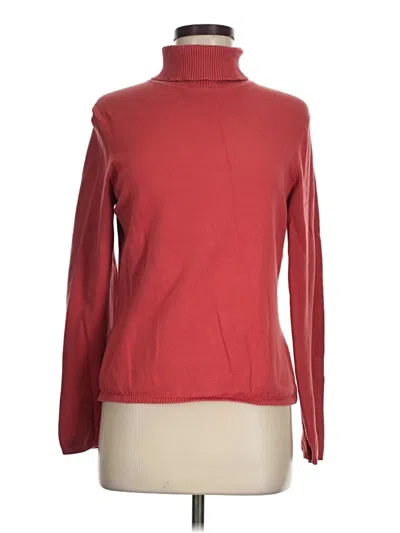 Pre-owned Talbots Turtleneck Sweater In Red