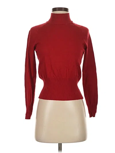 Pre-owned Talbots Turtleneck Sweater In Red
