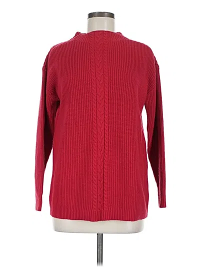 Pre-owned Talbots Turtleneck Sweater In Red